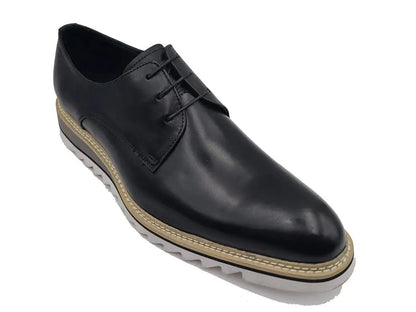 Plain Toe Blucher Oxford Calfskin Leather Ks552 - 04 Shoes by Carrucci Shoes – Don't Panic Shoes