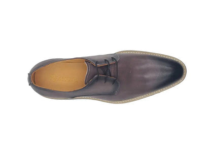 Plain Toe Blucher Oxford Calfskin Leather Ks552 - 04 Shoes by Carrucci Shoes – Don't Panic Shoes