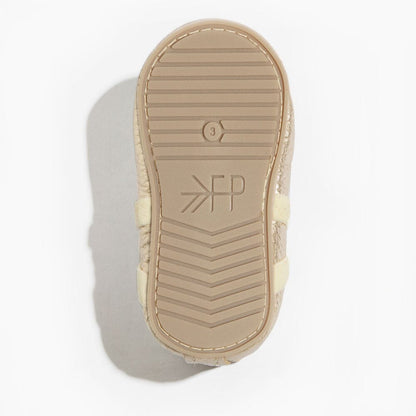 Platinum Ballet Slipper Baby Shoe Ballet Slipper by Freshly Picked – Don't Panic Shoes