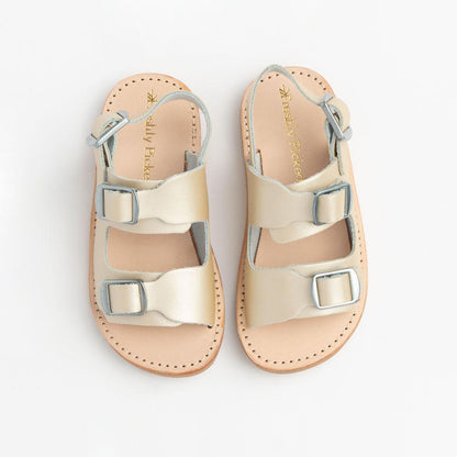 Platinum Delray Sandal Delray Sandal by Freshly Picked – Don't Panic Shoes