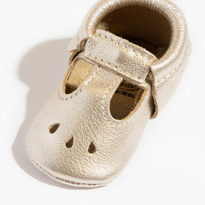 Platinum Mary Jane Baby Shoe Mary Jane by Freshly Picked – Don't Panic Shoes