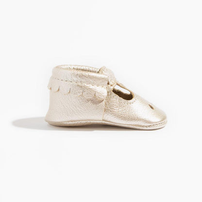 Platinum Mary Jane Baby Shoe Mary Jane by Freshly Picked – Don't Panic Shoes