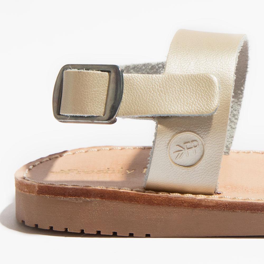 Platinum Sanibel Sandal Sanibel Sandal by Freshly Picked – Don't Panic Shoes