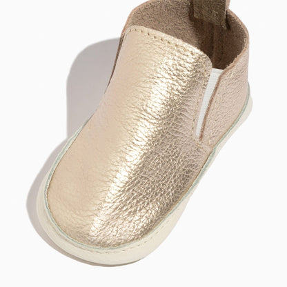 Platinum Slip On Baby Shoe Slip On by Freshly Picked – Don't Panic Shoes