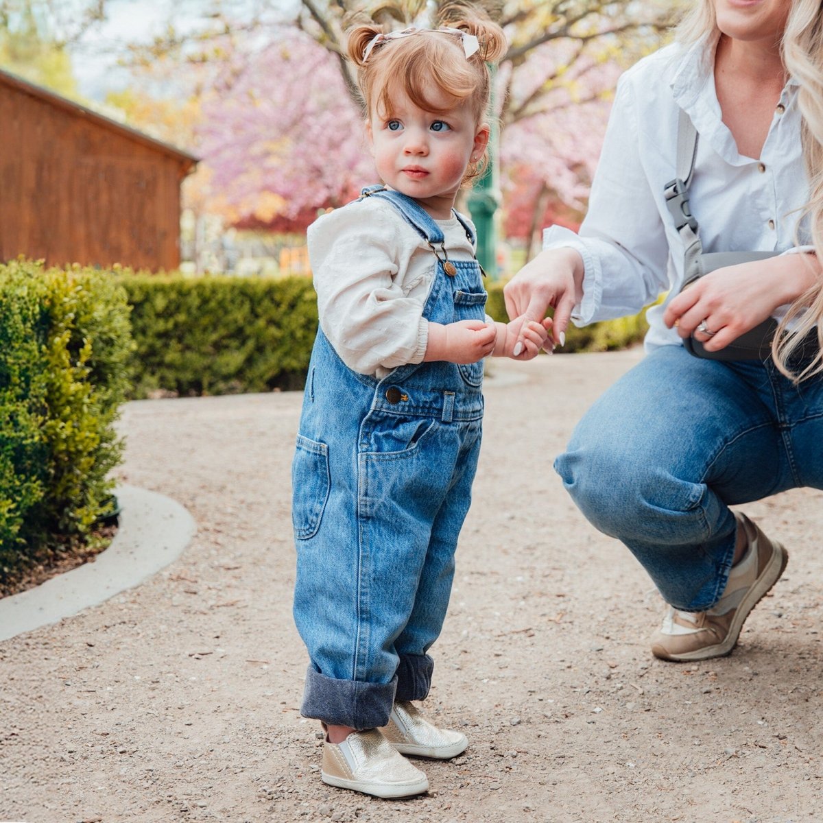 Platinum Slip On Baby Shoe Slip On by Freshly Picked – Don't Panic Shoes