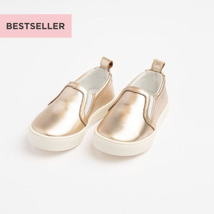 Platinum Slip On Sneaker Kids - Slip - On Sneaker by Freshly Picked – Don't Panic Shoes