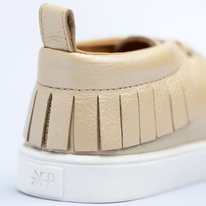 Platinum Sneaker Mocc Kids - Sneaker Mocc by Freshly Picked – Don't Panic Shoes