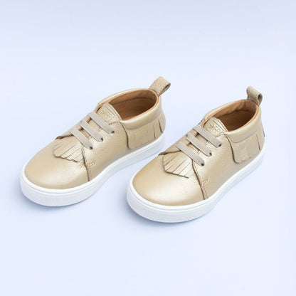 Platinum Sneaker Mocc Kids - Sneaker Mocc by Freshly Picked – Don't Panic Shoes