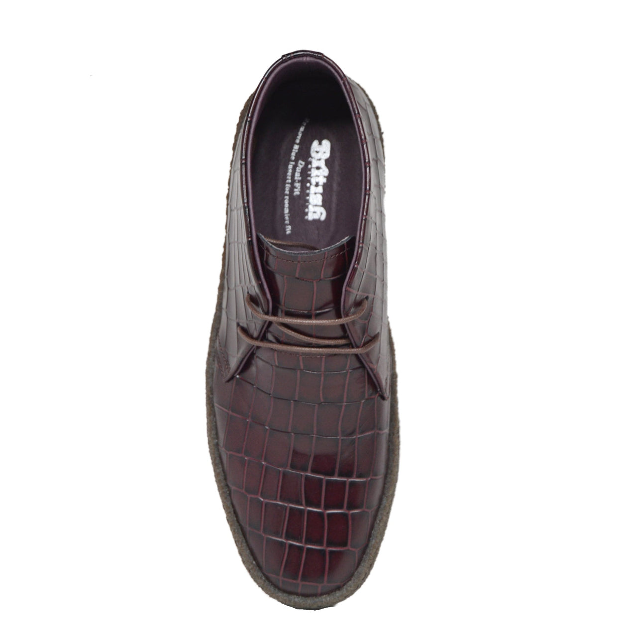 British Walkers Playboy Original High Top Crocs Men's Crocodile Leather Ankle Boots