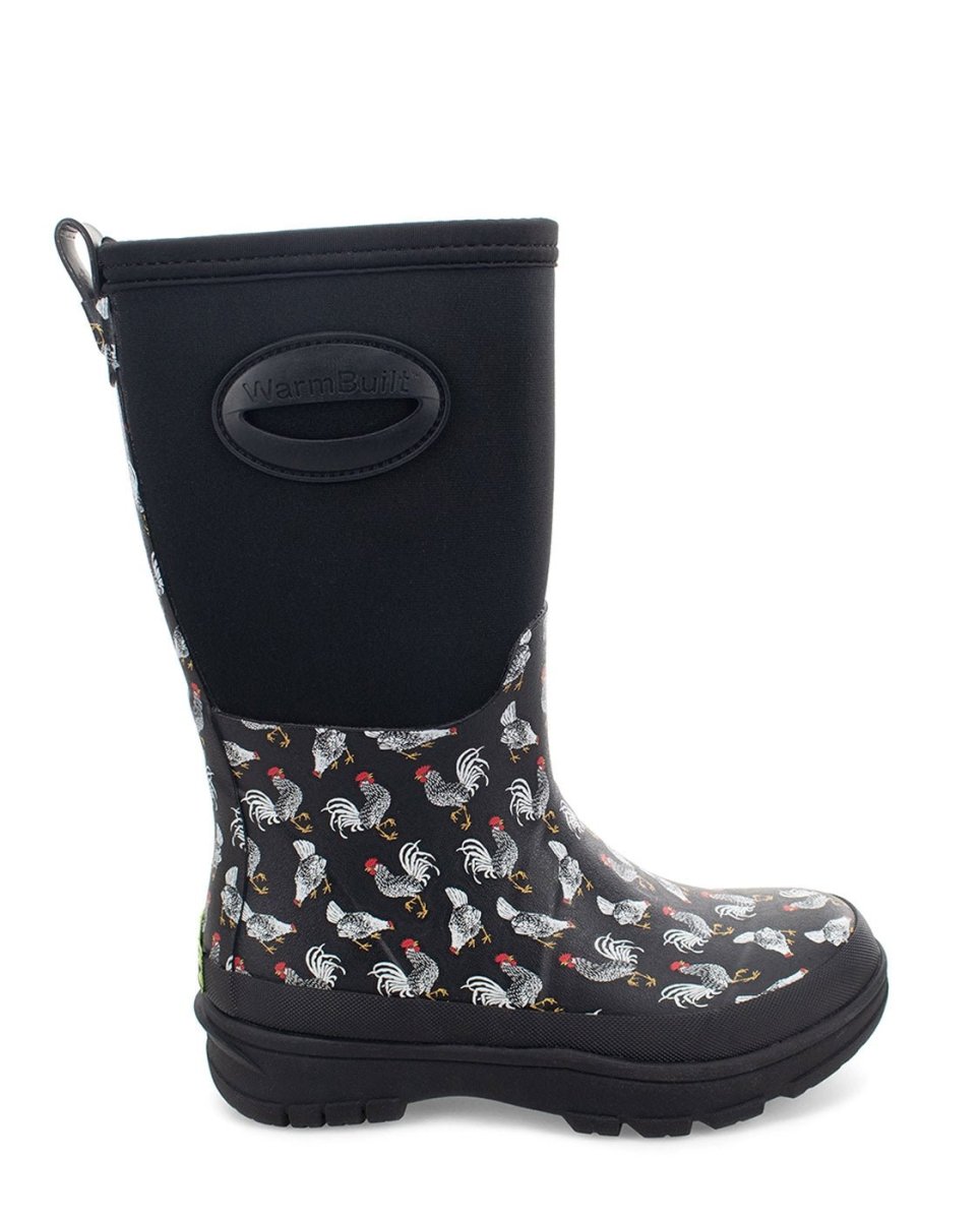 Polaria HomeStead Mid Women’s Neoprene Rubber Black Snow Boots by Western Chief Women's – Don't Panic Shoes