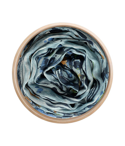 Pollock Azul 75 Bamboo Fiber Light Blue Bamboo Scarves by Mar Soreli – Don't Panic Shoes