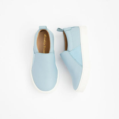 Powder Blue Slip On Sneaker Kids - Slip - On Sneaker by Freshly Picked – Don't Panic Shoes