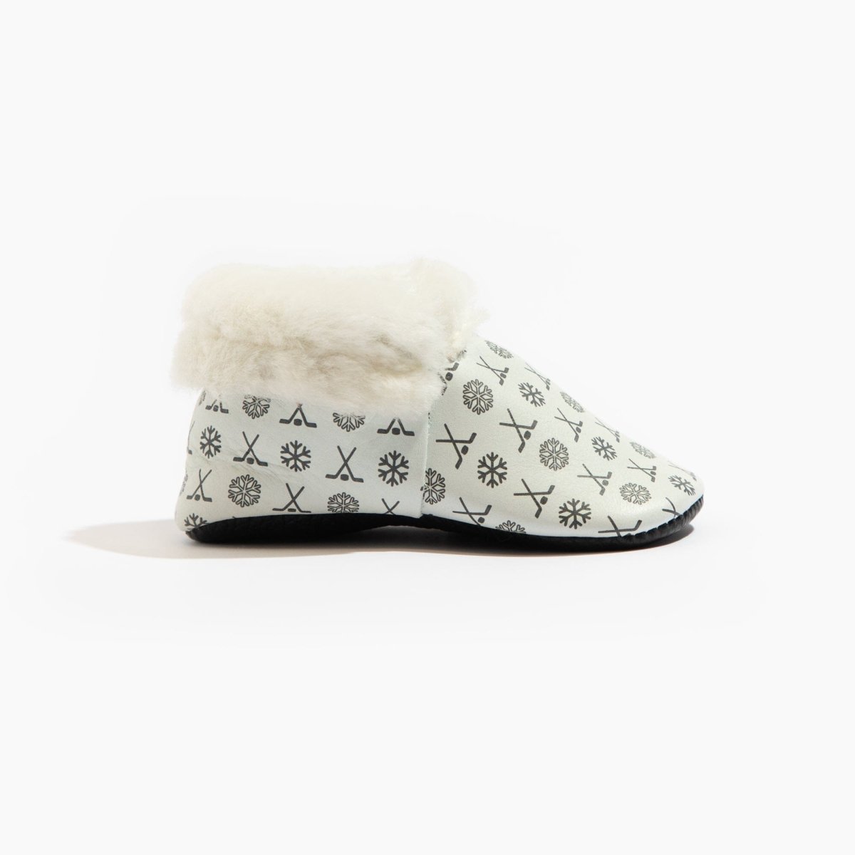 Power Play Shearling Baby Shoe Shearling Mocc by Freshly Picked – Don't Panic Shoes