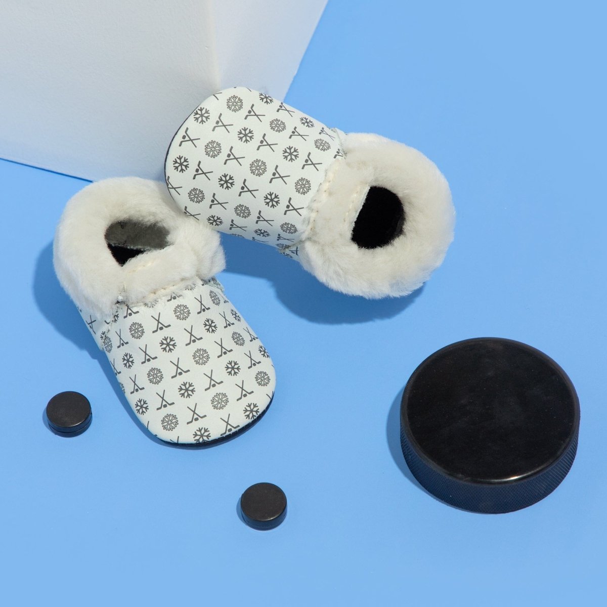 Power Play Shearling Baby Shoe Shearling Mocc by Freshly Picked – Don't Panic Shoes