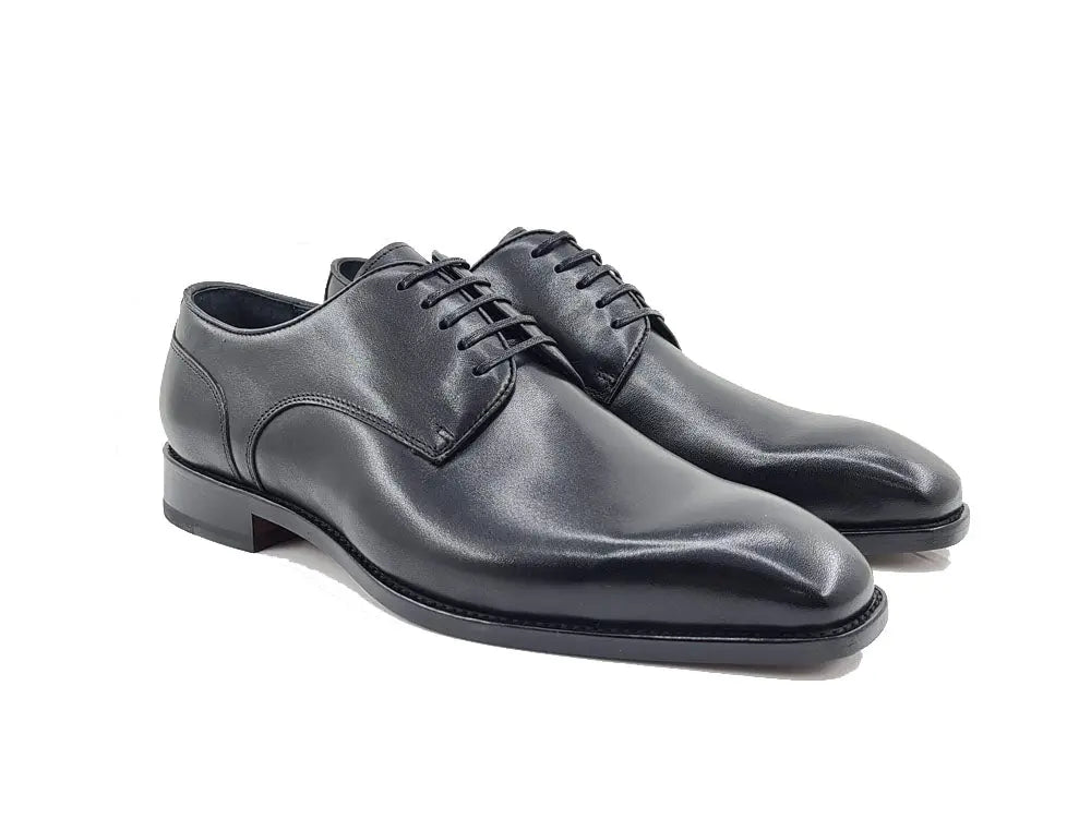 Premium Burnished Blucher Oxford Calfskin Kl901 - 02 Shoes by Carrucci Shoes – Don't Panic Shoes