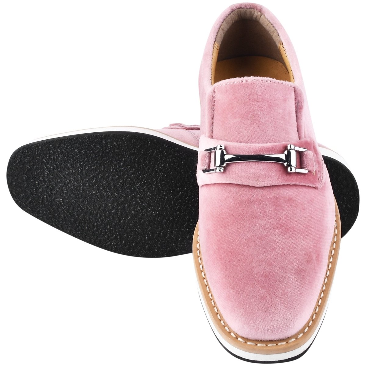 Rachel Kids Velvet Buckle Semi Casual Loafer Loafers by Libertyzeno – Don't Panic Shoes