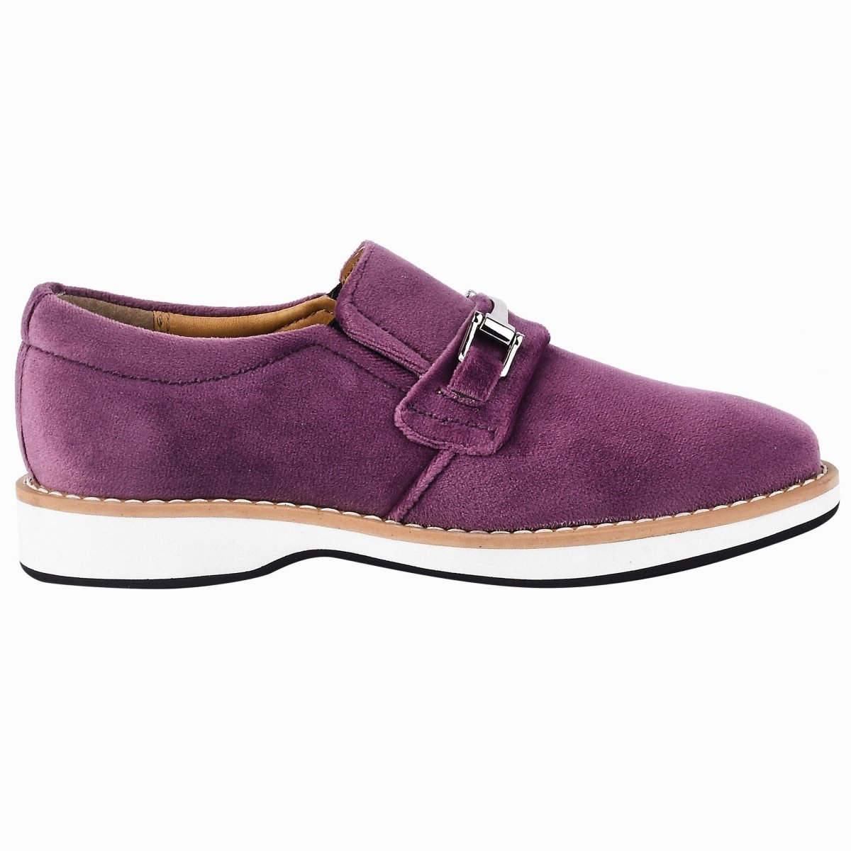Rachel Kids Velvet Buckle Semi Casual Loafer Loafers by Libertyzeno – Don't Panic Shoes
