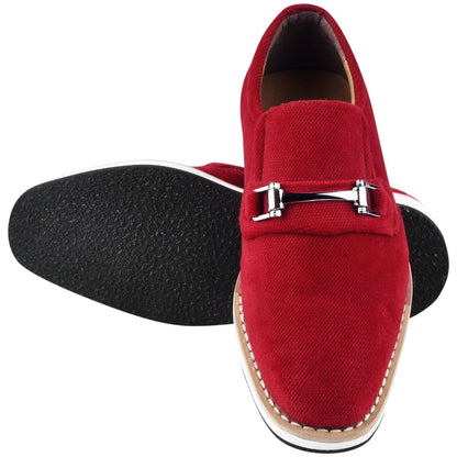 Rachel Kids Velvet Buckle Semi Casual Loafer Loafers by Libertyzeno – Don't Panic Shoes