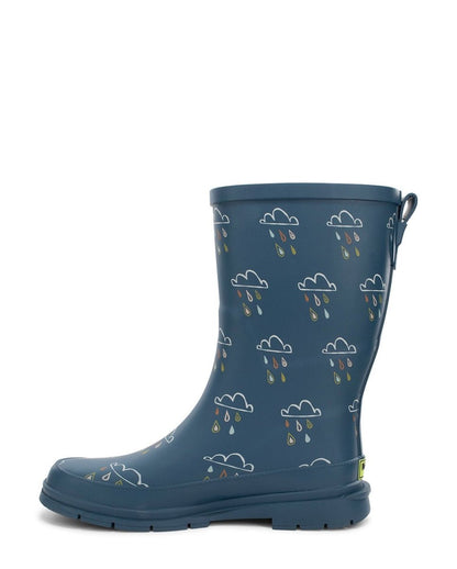 Rain Cloud Mid Women’S Waterproof Rubber Navy Rain Boot Rain Boots by Western Chief Women's – Don't Panic Shoes