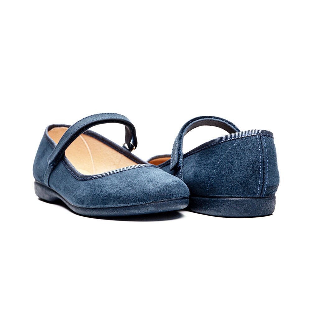 Rania Blue Velcro Non Slip Rubber Sneakers Spain Cushion fashion by Childrenchic – Don't Panic Shoes