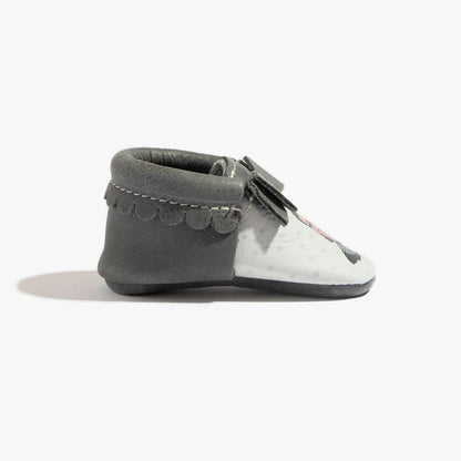 Rbg Bow Baby Shoe Bow Mocc by Freshly Picked – Don't Panic Shoes