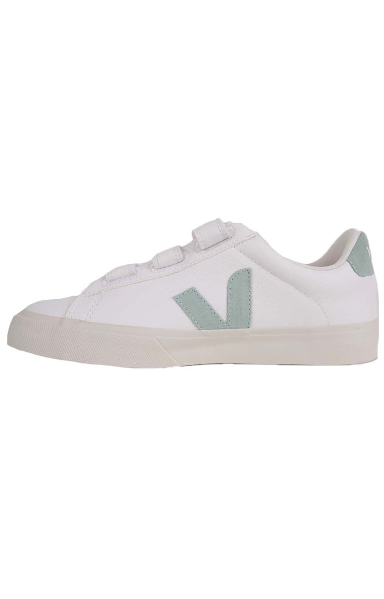 Recife Eco Friendly Chromefree Leather SneakerS Women’s White/Matcha Shoes by Veja – Don't Panic Shoes