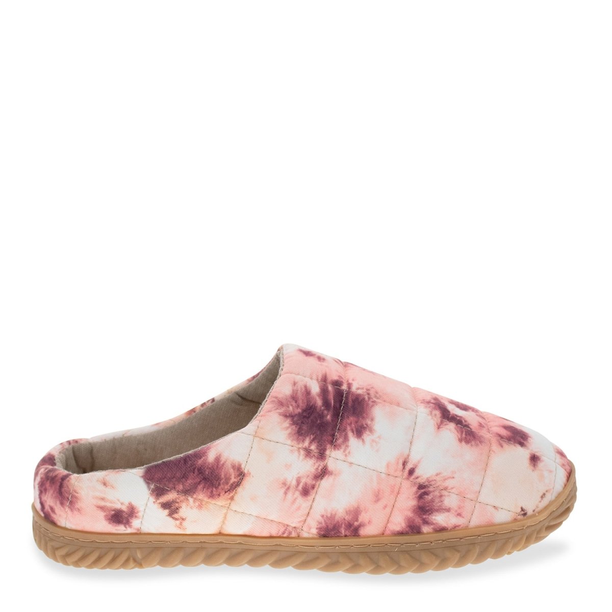 Relief Slippers Women's Cotton Quilted Blush Tie Dye Staheekum Women's Slippers by Staheekum Women's – Don't Panic Shoes