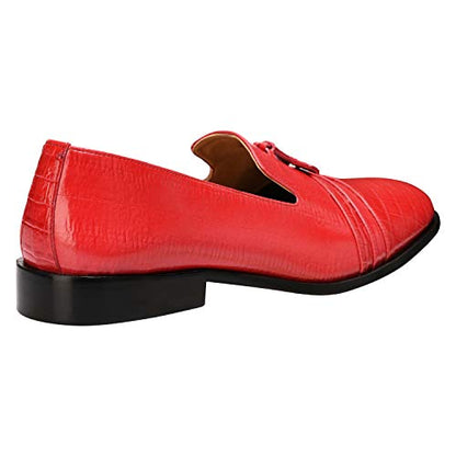 Reno Genuine Leather Slip - On Tassels Shoes For Men Loafers by Libertyzeno – Don't Panic Shoes