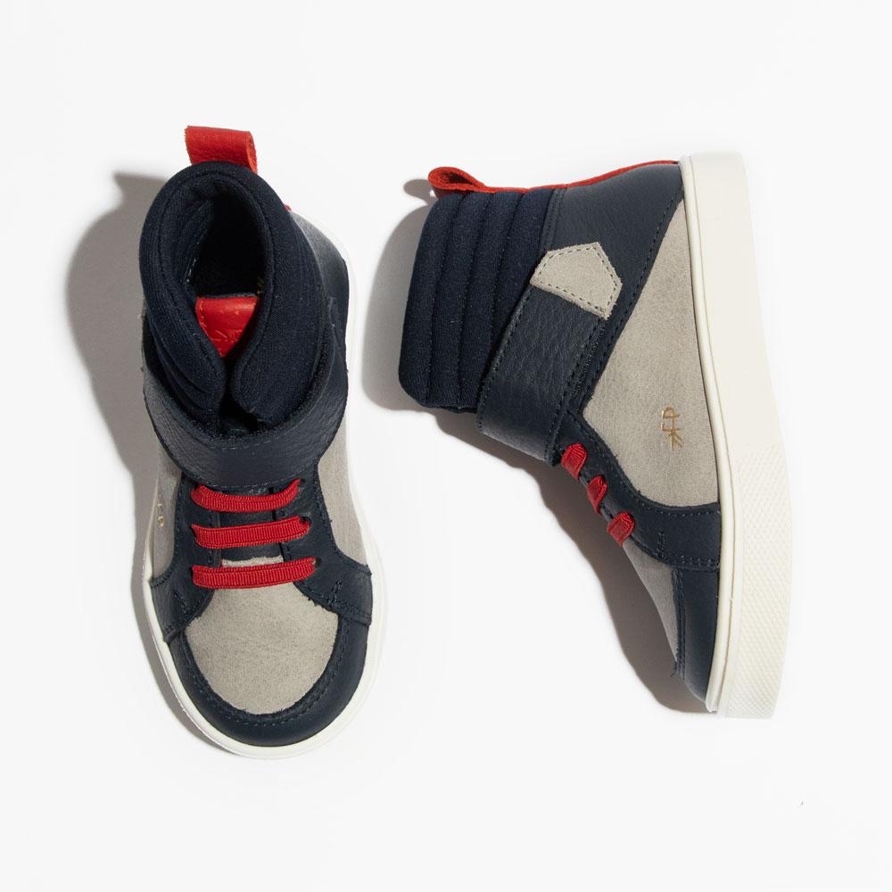 Retro Brooklyn High Top Sneaker Brooklyn by Freshly Picked – Don't Panic Shoes