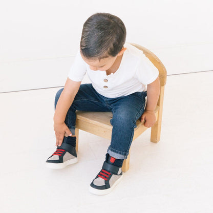 Retro Brooklyn High Top Sneaker Brooklyn by Freshly Picked – Don't Panic Shoes