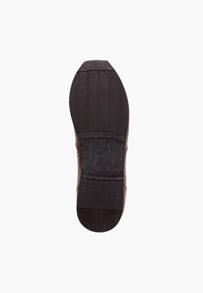 Richmond Sneaker Brown Calfskin Leather Hand Stitched Men Shoes by Sepol Shoes – Don't Panic Shoes