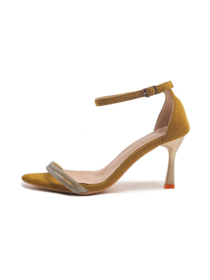 Riley | Gold Heels by J.Adams – Don't Panic Shoes