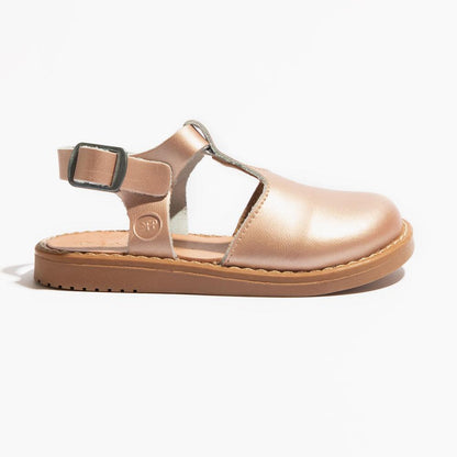 Rose Gold Newport Clog Newport Sandal by Freshly Picked – Don't Panic Shoes