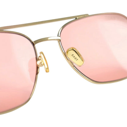 Rosewood Sunglasses 18k Gold Plated Stainless Steel Pink by Out East Eyewear – Don't Panic Shoes