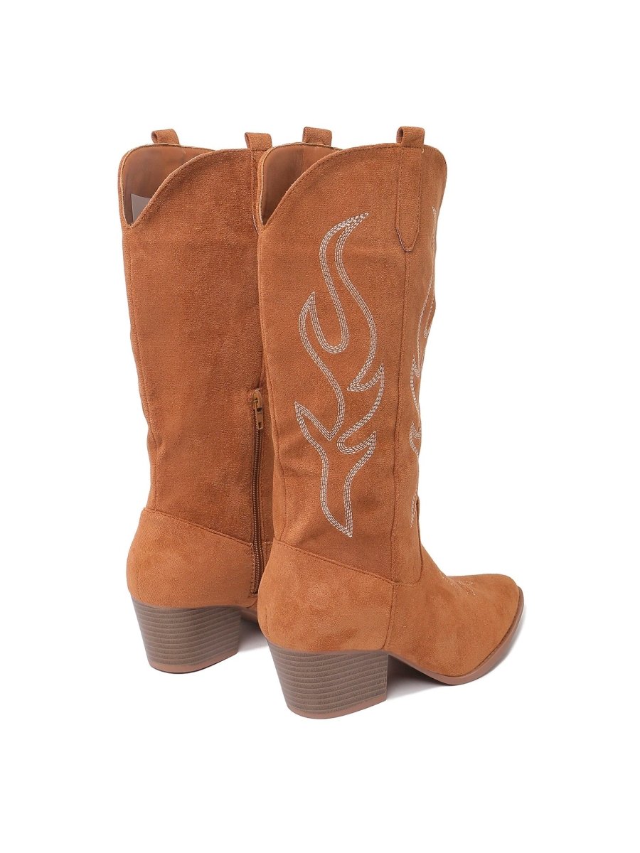 Roundup | Light Brown Boots by J.Adams – Don't Panic Shoes