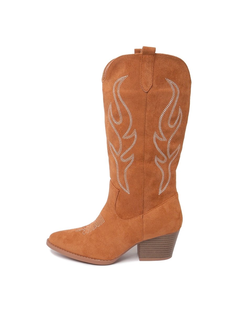 Roundup | Light Brown Boots by J.Adams – Don't Panic Shoes