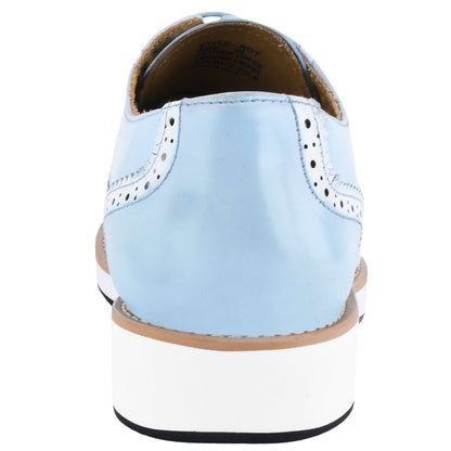 Roy Ostrich Leather Perforated Toe Casual Oxford Dress Shoes Shoes by Libertyzeno – Don't Panic Shoes