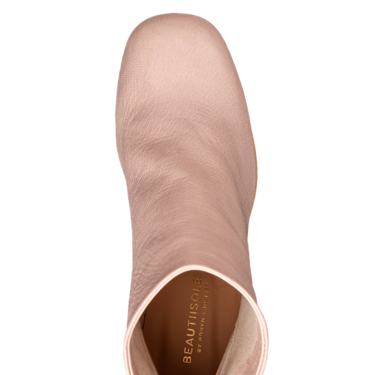 Ruby Crinkled Leather Ankle Boot Women’S 2 Inch Heel Heels by Beautiisoles – Don't Panic Shoes