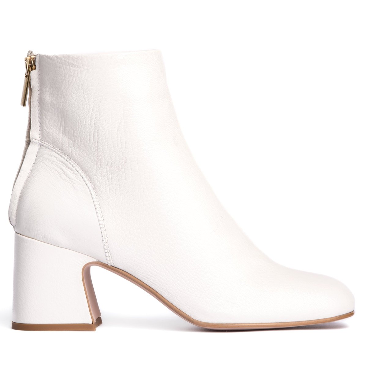 Ruby Crinkled Leather Ankle Boot Women’S 2 Inch Heel Heels by Beautiisoles – Don't Panic Shoes