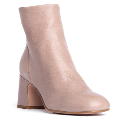 Ruby Crinkled Leather Ankle Boot Women’S 2 Inch Heel Heels by Beautiisoles – Don't Panic Shoes