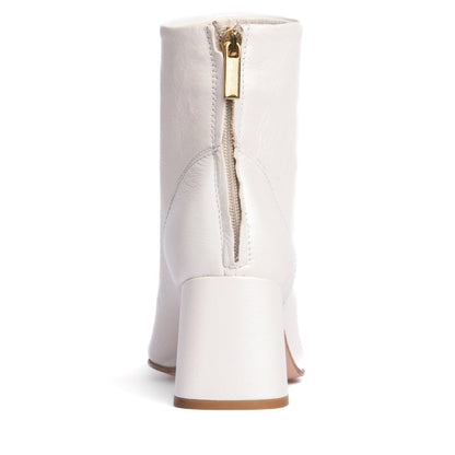 Ruby Crinkled Leather Women’S Ankle Bootie Handmade Italy Heels by Beautiisoles – Don't Panic Shoes