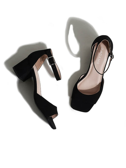 Ruth | Black Heels by J.Adams – Don't Panic Shoes