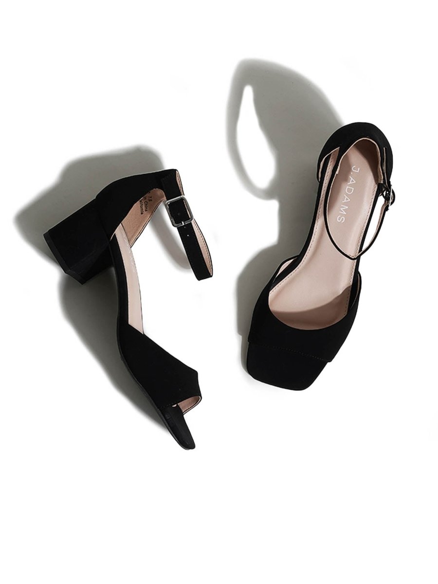 Ruth | Black Heels by J.Adams – Don't Panic Shoes