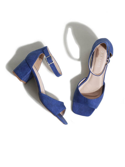 Ruth | Blue Heels by J.Adams – Don't Panic Shoes