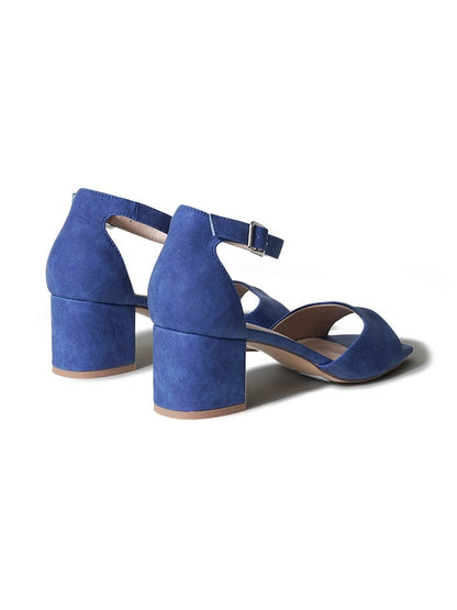 Ruth | Blue Heels by J.Adams – Don't Panic Shoes