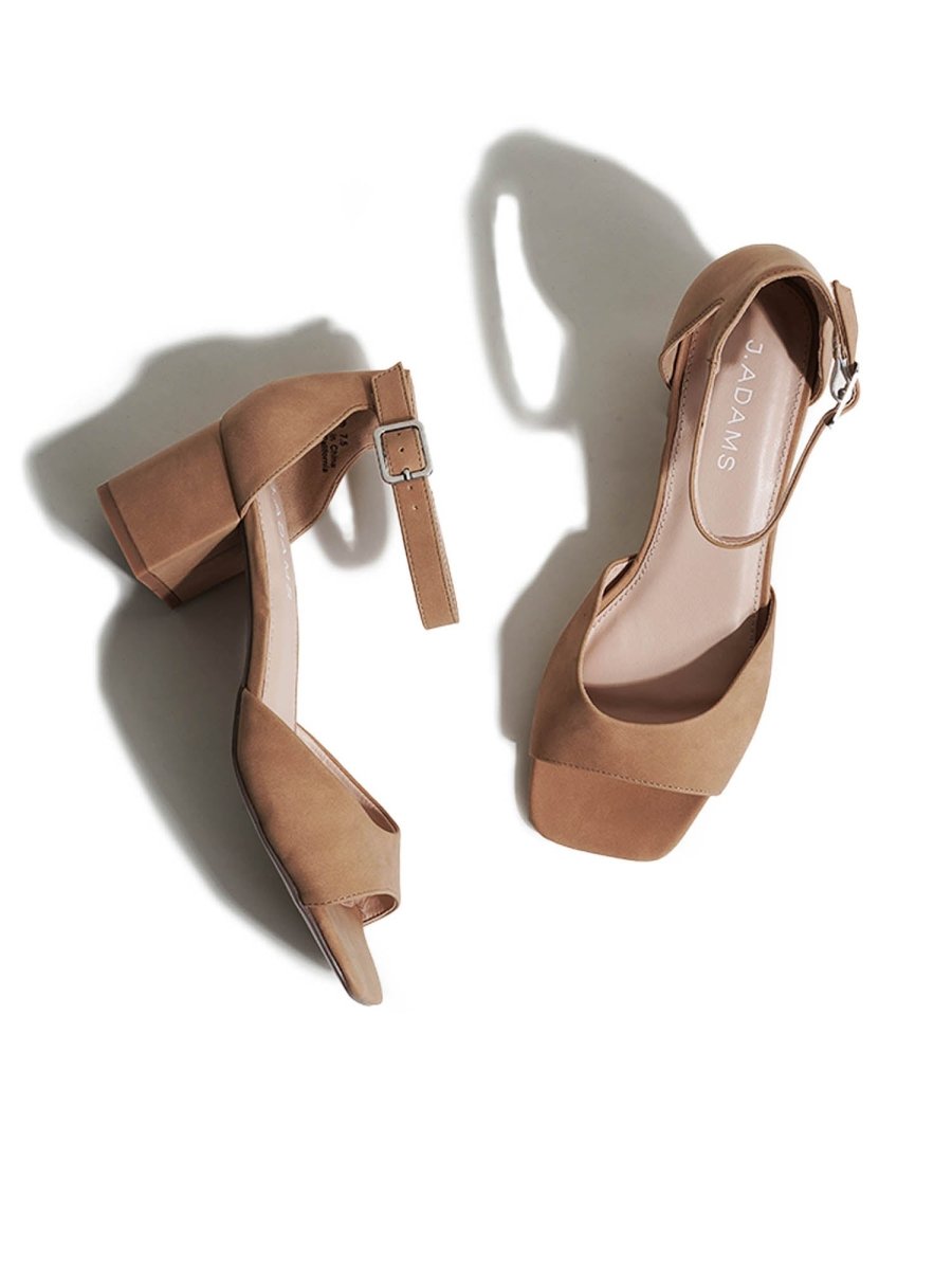 Ruth | Nude Heels by J.Adams – Don't Panic Shoes