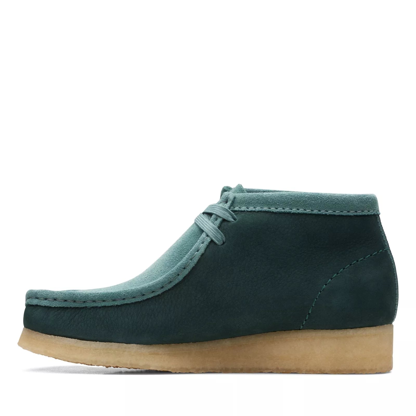 [26167942] Womens CLARKS WALLABEE BOOT - TEAL COMBI