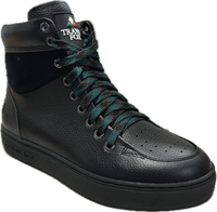 Thumbnail for Travel Fox 900's High Top Sneakers Men's Black Leather and Suede 915620-101