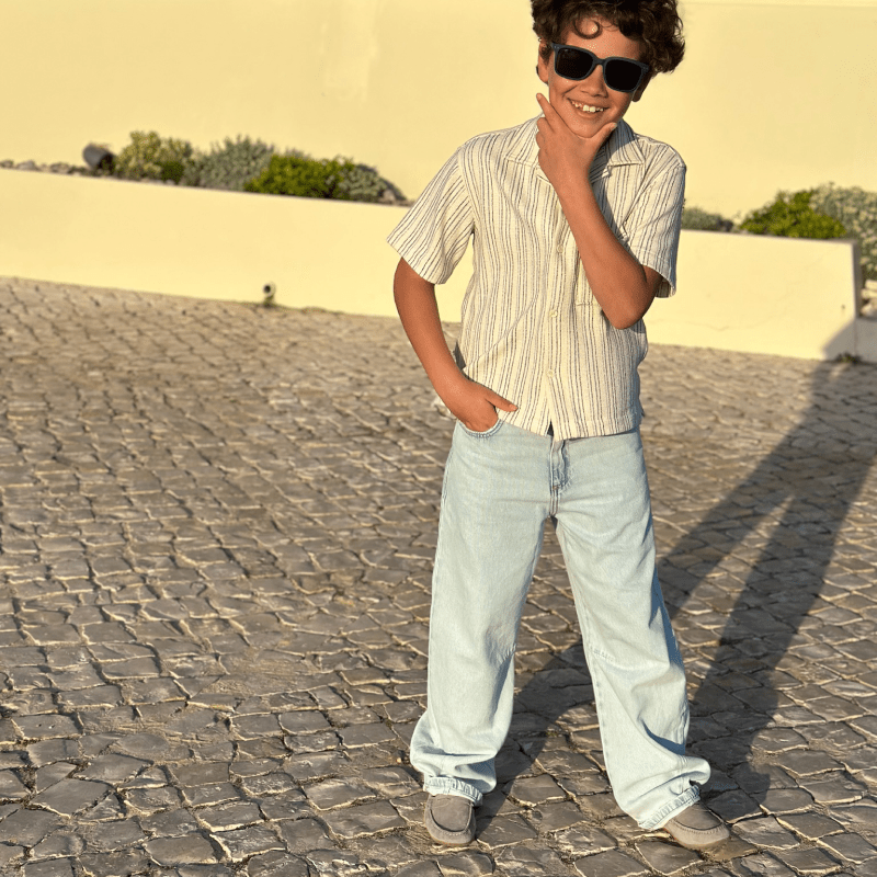 Sam Grey Non Slip Rubber Sole Cushion Padded Insole Spain seasonal core SS by Childrenchic – Don't Panic Shoes