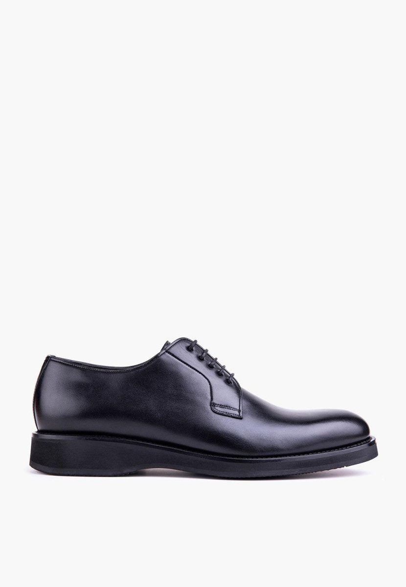 San Diego Lace Up Calfskin Leather Black Light Outsole Men Shoes by Sepol Shoes – Don't Panic Shoes